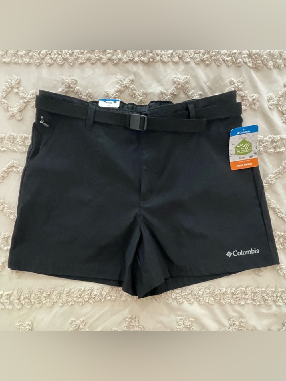 Columbia Black Omni-Shield Outdoor Shorts